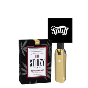 Vape pen and packaging at Spliff Nation Dispensary, showcasing premium cannabis vaporizer products.