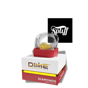 Cannabis diamonds from Spliff Nation dispensary in Miami, premium quality concentrate.