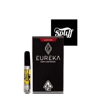 Eureka Sativa Vape Cartridge with premium THC oil for a potent cannabis experience.