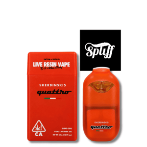 Sherbinskis Quattro XJ-13 x White Cherry 2g live resin disposable vape in Miami
